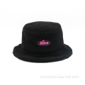 Aangepaste lambwool emmer cap hoed